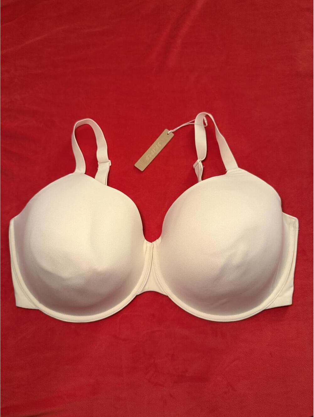 Skims Fits Everybody T Shirt Demi Bra Color Sand Size 42DDDD